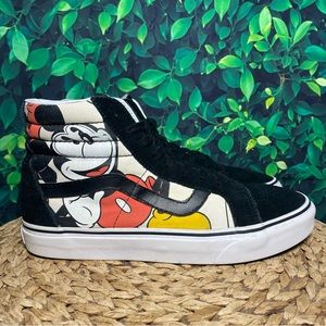 Vans sk8 hi Disney Mickey and friends goofy Pluto duck